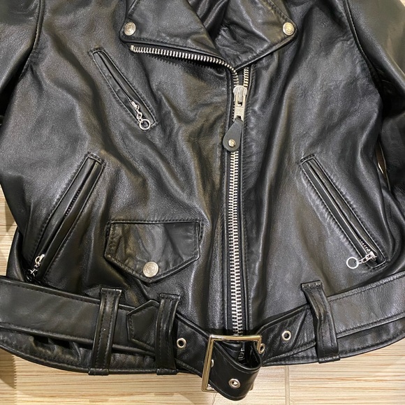 🆕 Schott NYC Perfecto Leather Biker Jacket - Picture 5 of 11